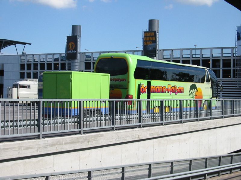 Neoplan Starliner a German travel agency The Germans have added a trailer 